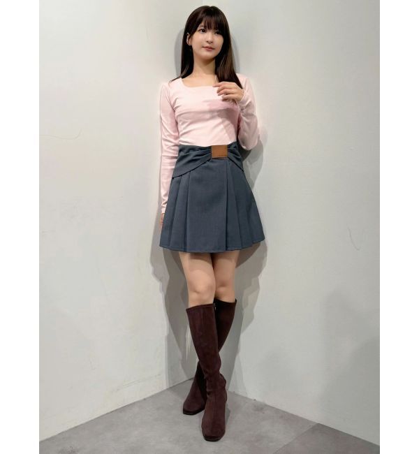 MERCURYDUO「テレコ長袖トップス」|Tシャツ・カットソー|