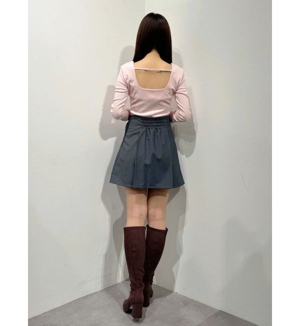 MERCURYDUO「テレコ長袖トップス」|Tシャツ・カットソー|