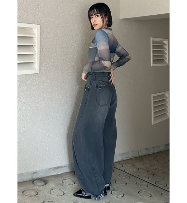 MURUA「コクーンワイドデニム」|デニム|