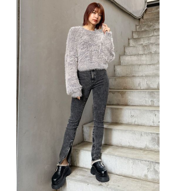 MURUA「ジップヘムスキニーデニム【セットアップ着用可】」|デニム|