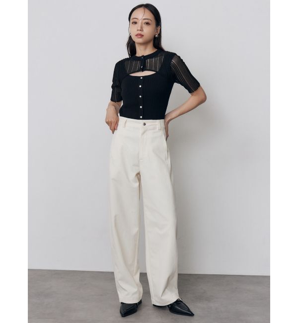 MURUA「ベーシックバレルレッグパンツ」|その他|