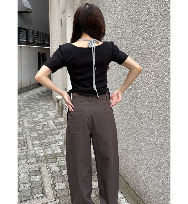 MURUA「ベーシックバレルレッグパンツ」|その他|