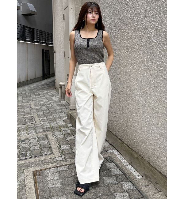 MURUA「ベーシックバレルレッグパンツ」|その他|
