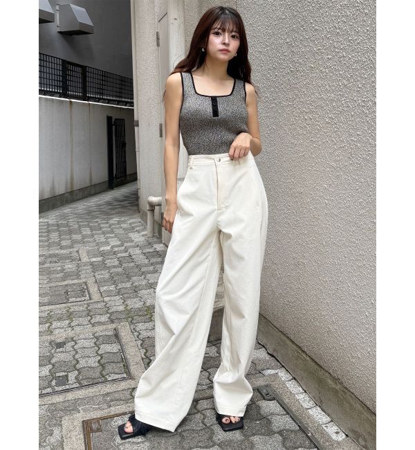 MURUA「ベーシックバレルレッグパンツ」|その他|