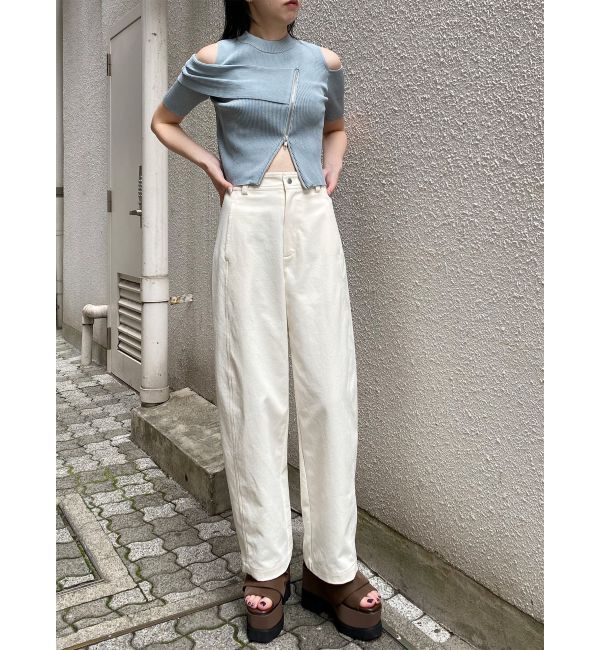 MURUA「ベーシックバレルレッグパンツ」|その他|
