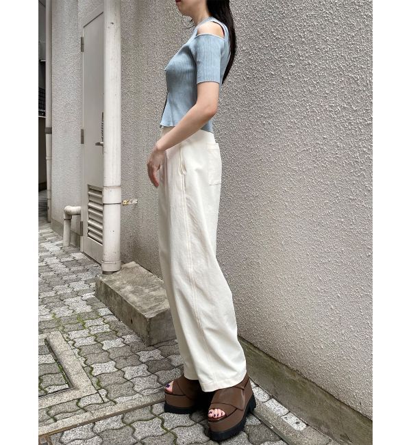 MURUA「ベーシックバレルレッグパンツ」|その他|