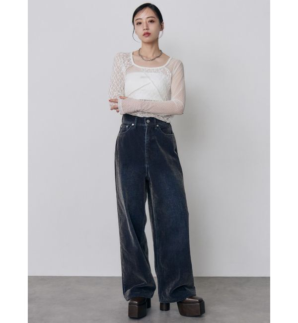 MURUA「カラーモールデニムパンツ【セットアップ着用可】」|デニム|