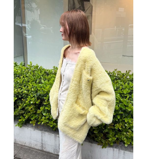 LAGUNAMOON「【WEB限定カラーあり】ポケットシャギーニットカーディガン」|カーディガン|
