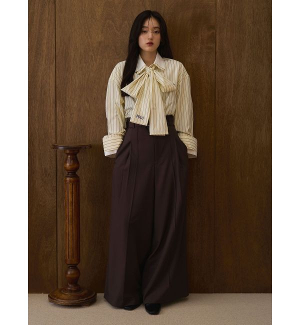 LAGUNAMOON「【POLO BCSコラボ】ボウタイシャツ」|シャツ・ブラウス|