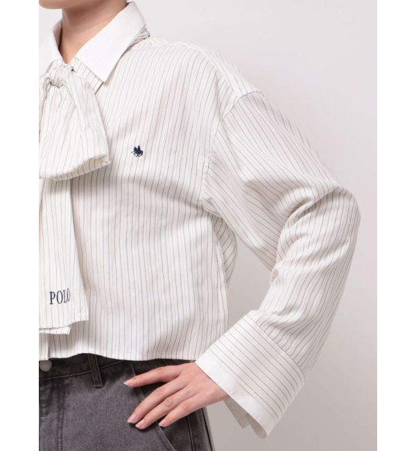 LAGUNAMOON「【POLO BCSコラボ】ボウタイシャツ」|シャツ・ブラウス|