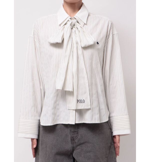 LAGUNAMOON「【POLO BCSコラボ】ボウタイシャツ」|シャツ・ブラウス|