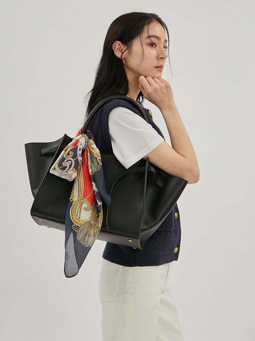 Mila Owen「フロントベルトワイドトートバッグ」|トートバッグ|
