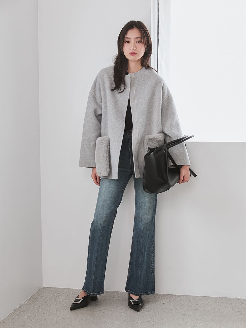 Mila Owen「フロントベルトワイドトートバッグ」|トートバッグ|
