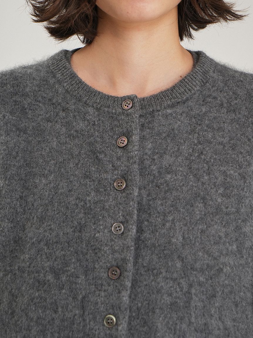 Mila Owen「wool100％ミンクタッチ短丈カーディガン」|カーディガン|