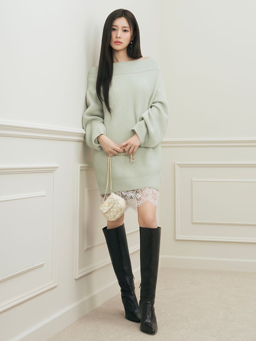 SNIDEL「フィットロングブーツ」|ロングブーツ|
