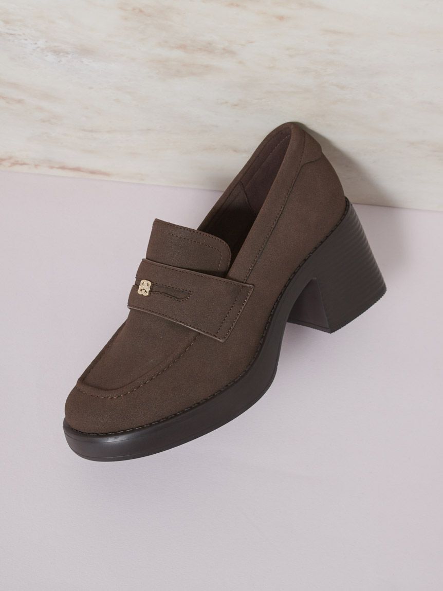 SNIDEL「ベーシックヒールローファー」|パンプス|BRW