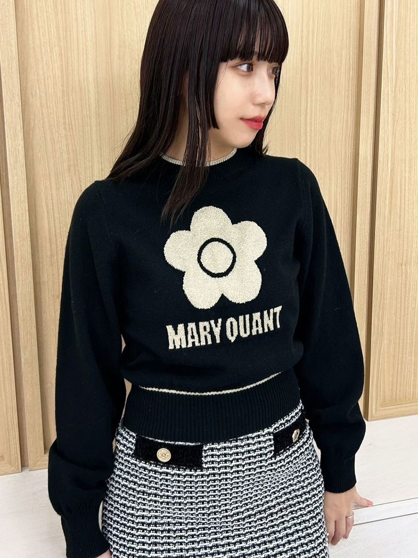 LILY BROWN「【WEB限定カラー】【LILY BROWN&times;MARY QUANT】バリエジャガードニット」|ニット・セーター|