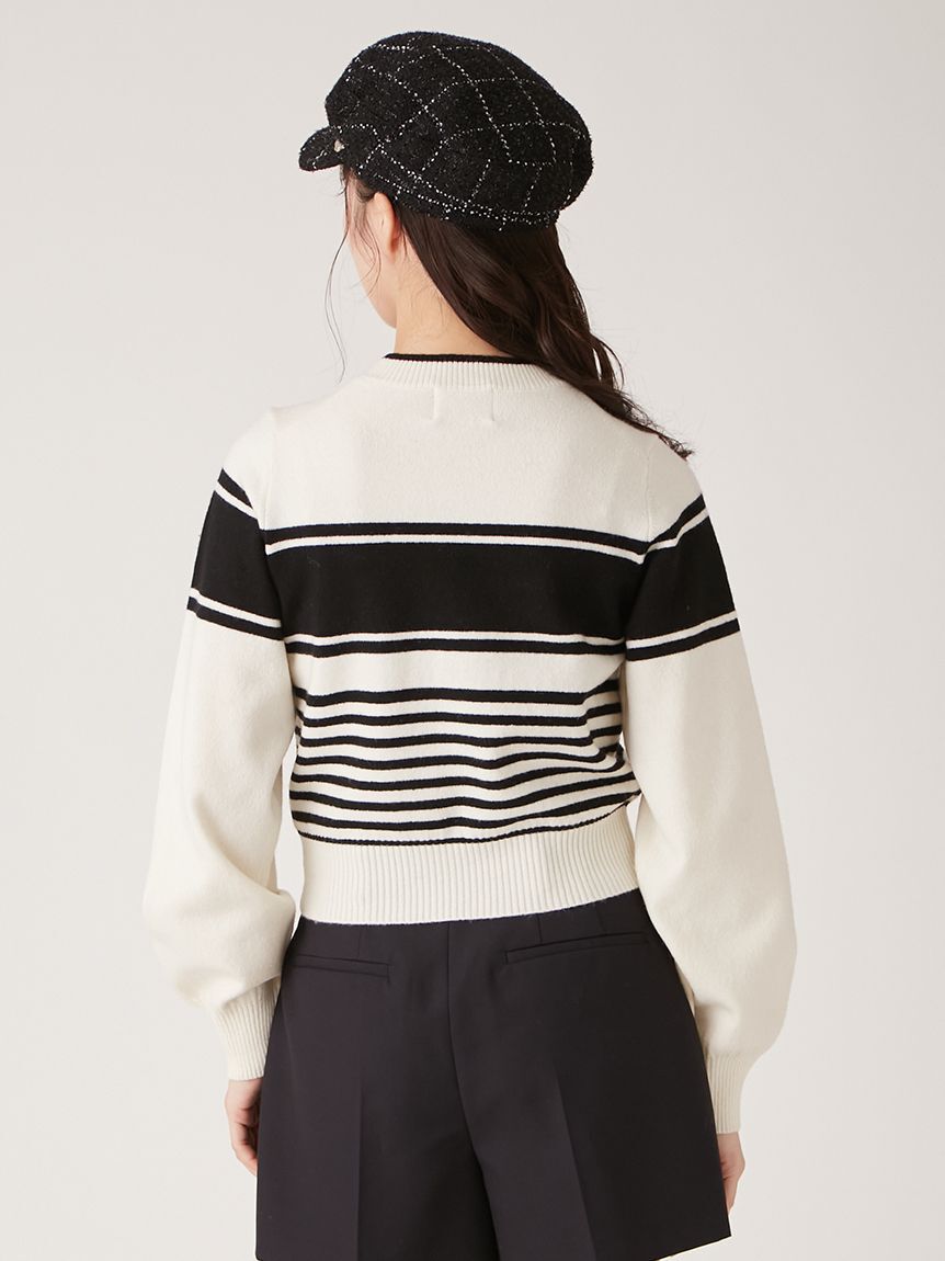 LILY BROWN「【WEB限定カラー】【LILY BROWN&times;MARY QUANT】バリエジャガードニット」|ニット・セーター|