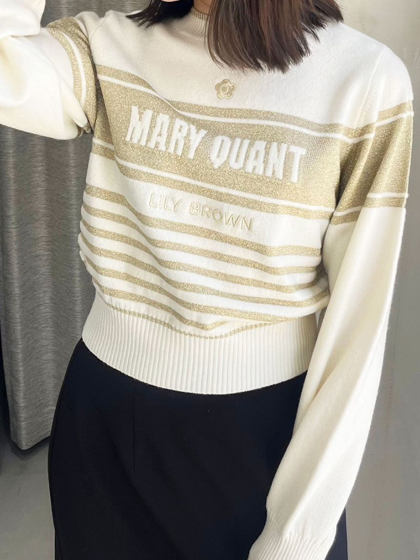 LILY BROWN「【WEB限定カラー】【LILY BROWN&times;MARY QUANT】バリエジャガードニット」|ニット・セーター|
