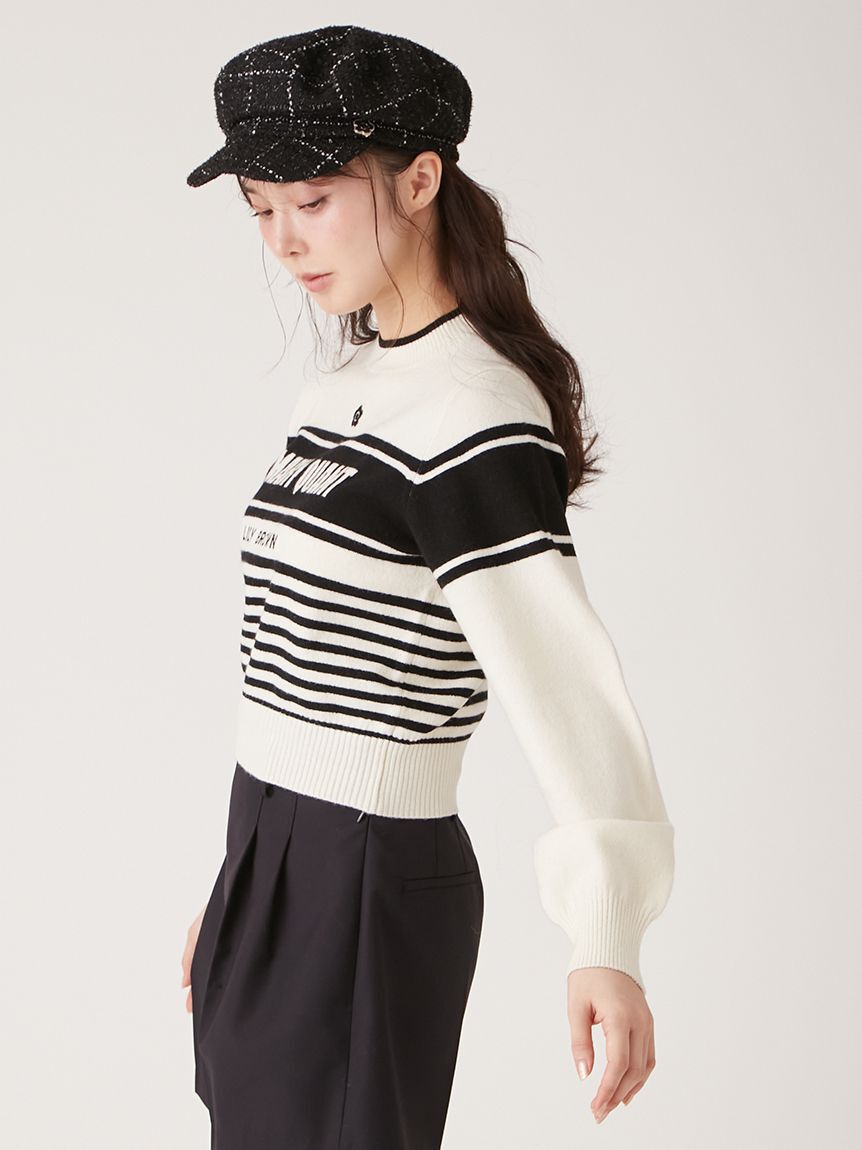 LILY BROWN「【WEB限定カラー】【LILY BROWN&times;MARY QUANT】バリエジャガードニット」|ニット・セーター|