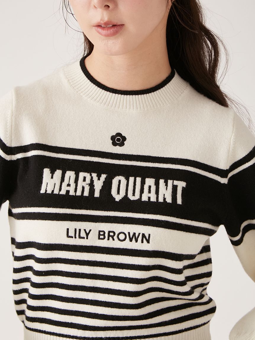 LILY BROWN「【WEB限定カラー】【LILY BROWN&times;MARY QUANT】バリエジャガードニット」|ニット・セーター|