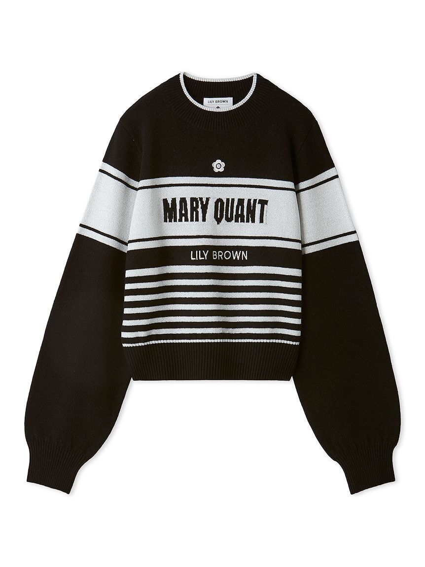 LILY BROWN「【WEB限定カラー】【LILY BROWN&times;MARY QUANT】バリエジャガードニット」|ニット・セーター|E