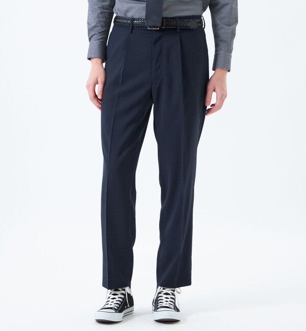 MACKINTOSH PHILOSOPHY「トロッター トラウザーズ＃001（ナンバーワン）Extra Fine Twill（エクストラファインツイル）」|スラックス|ネイビー