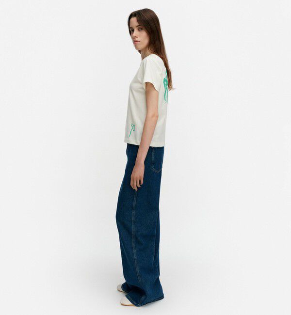 Marimekko「Tammone Ensikukat Tシャツ」|シャツ・ブラウス|