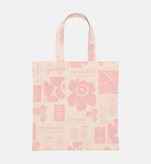 Marimekko「【日本限定】Vankka 75th Anniversary トートバッグ 43&times;44cm」|トートバッグ|ピンク&times;コットン