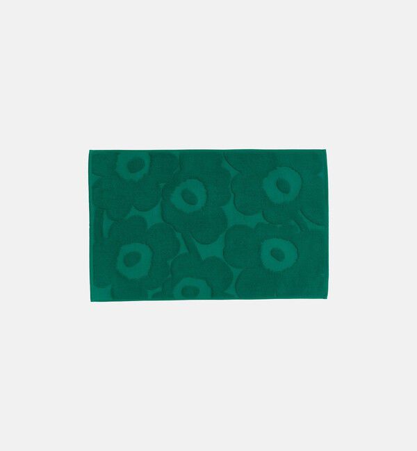 Marimekko「Unikko バスマット 50&times;80cm」|タオル|エメラルド