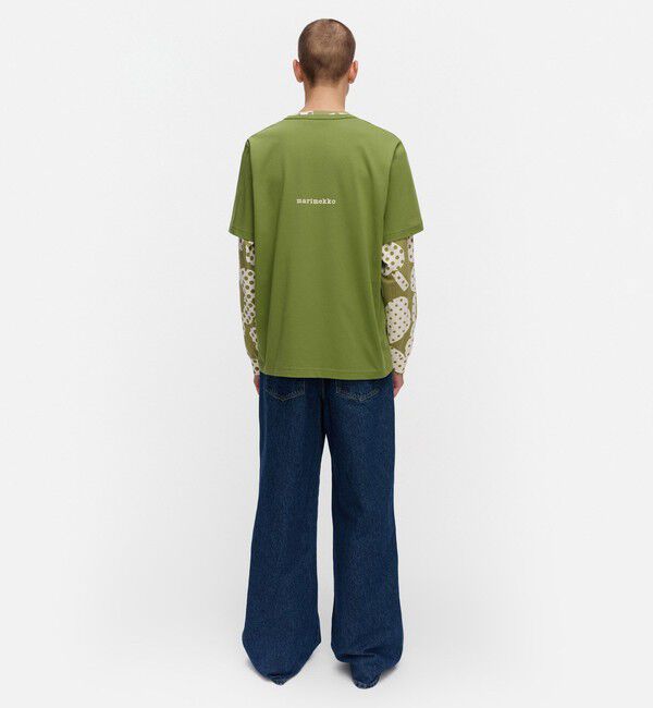 Marimekko「Vihne Unikko Placement Tシャツ」|シャツ・ブラウス|
