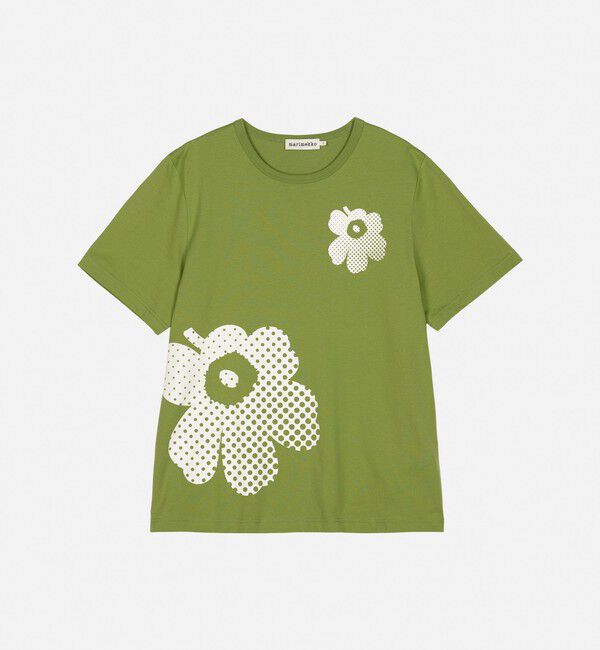 Marimekko「Vihne Unikko Placement Tシャツ」|シャツ・ブラウス|