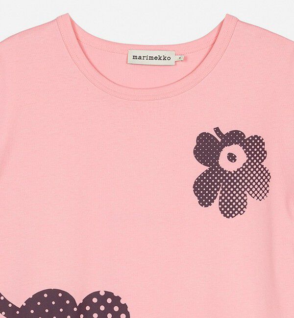 Marimekko「Vihne Unikko Placement Tシャツ」|シャツ・ブラウス|
