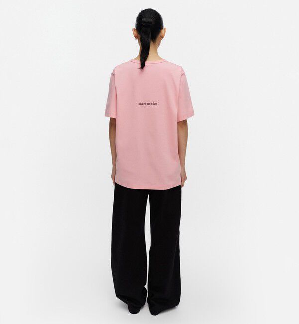 Marimekko「Vihne Unikko Placement Tシャツ」|シャツ・ブラウス|