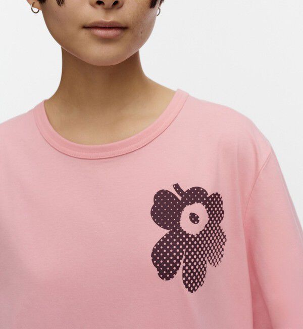 Marimekko「Vihne Unikko Placement Tシャツ」|シャツ・ブラウス|