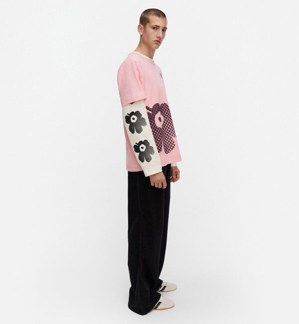 Marimekko「Vihne Unikko Placement Tシャツ」|シャツ・ブラウス|