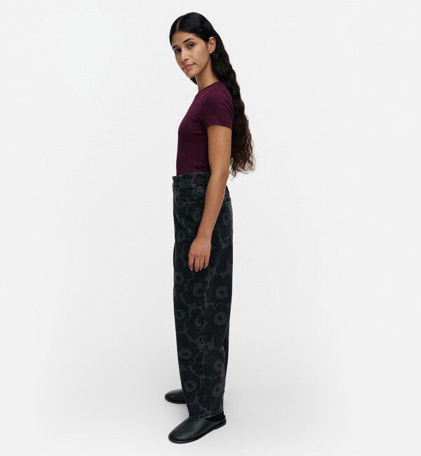 Marimekko「Maridenim Barrel Unikko ジーンズ」|チノ|