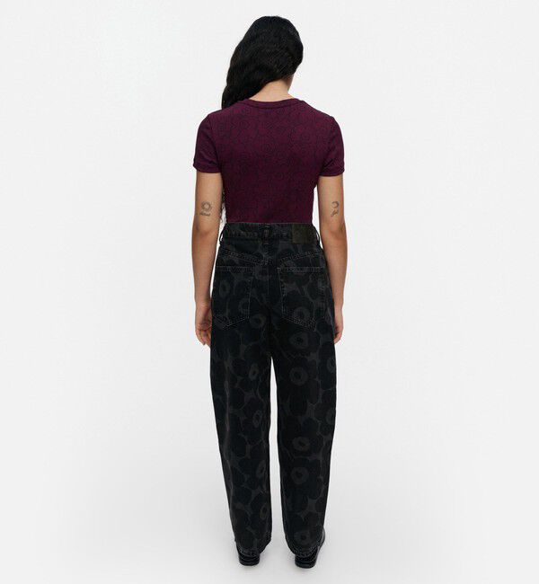 Marimekko「Maridenim Barrel Unikko ジーンズ」|チノ|