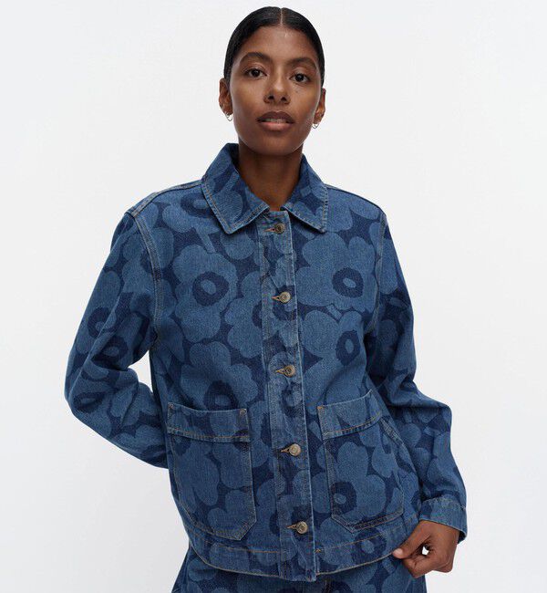 Marimekko「Maridenim Nakyma Unikko デニムジャケット」|その他|