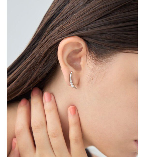 ete「[ONLINE Limited] パール イヤークリップ」|イヤーカフ|