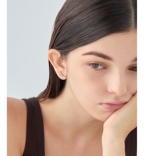 ete「[ONLINE Limited] パール イヤークリップ」|イヤーカフ|