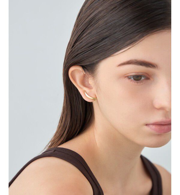 ete「[ONLINE Limited] クレセントムーン イヤークリップ R」|イヤーカフ|