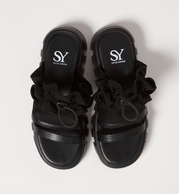 ODETTE E ODILE「＜SY＞フリルメッシュ サンダル50」|サンダル|