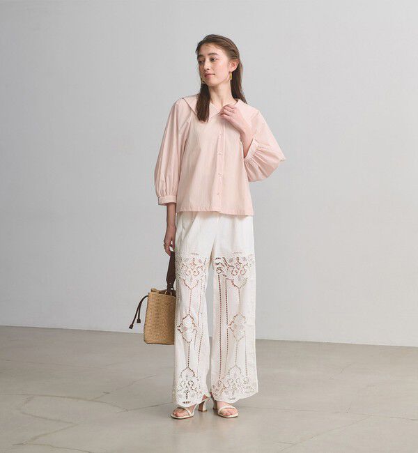 UNITED ARROWS「ビック カラー ブラウス ‐はっ水 ウォッシャブル‐」|シャツ・ブラウス|