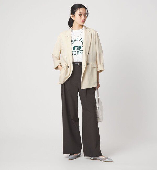 UNITED ARROWS green label relaxing「【結論シリーズ】シアーエアジャケット  マシンウォッシャブル 接触冷感 通気性」|テーラードジャケット|