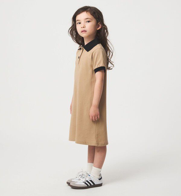 UNITED ARROWS green label relaxing「バイカラー カノコ ポロワンピース / キッズ  100cm-130cm」|ワンピース|