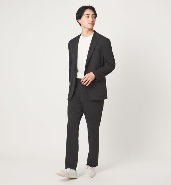 UNITED ARROWS green label relaxing「A+ ラッカンジャージ 2B スタンダード セットアップジャケット -ウォッシャブル・ストレッチ・吸水速乾-」|テーラードジャケット|
