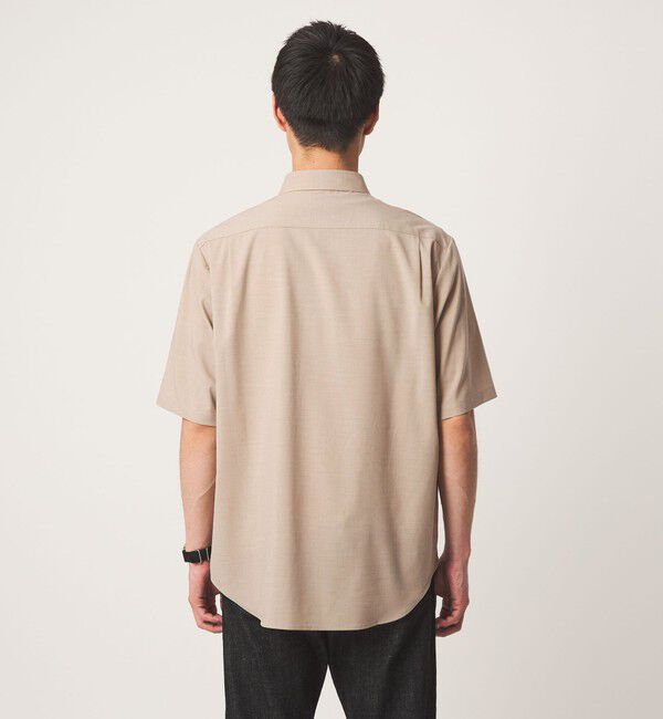 UNITED ARROWS green label relaxing「【WEB限定】JUST fit ウールライク 半袖 シャツ」|シャツ・ブラウス|