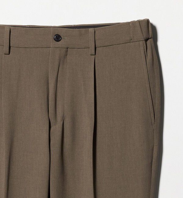 UNITED ARROWS green label relaxing「A+ air メッシュ スタンダード 1プリーツ スラックス -ストレッチ・吸水速乾-」|スラックス|