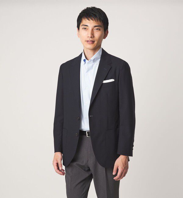 UNITED ARROWS green label relaxing「GLR CLOTH サマートロピカル 2B RG 2P ジャケット -通気性-」|テーラードジャケット|